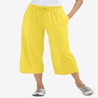 Sport-Knit Pull-On Capri Pants image number null
