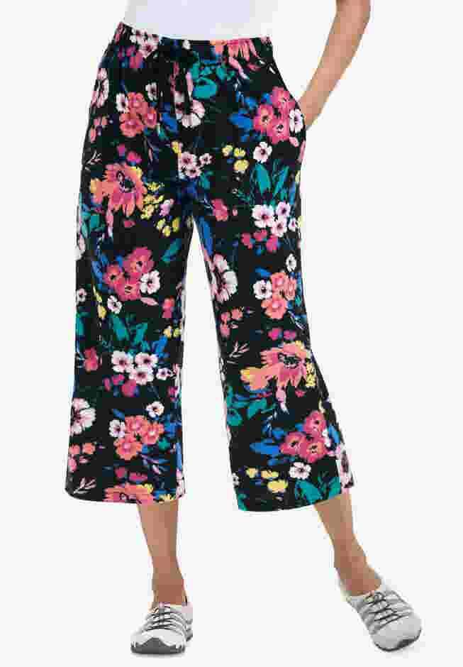 Sport Knit Capri Pant image number 5