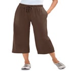Sport-Knit Pull-On Capri Pants image number null