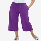 Sport-Knit Pull-On Capri Pants image number null