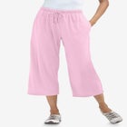 Sport-Knit Pull-On Capri Pants image number null