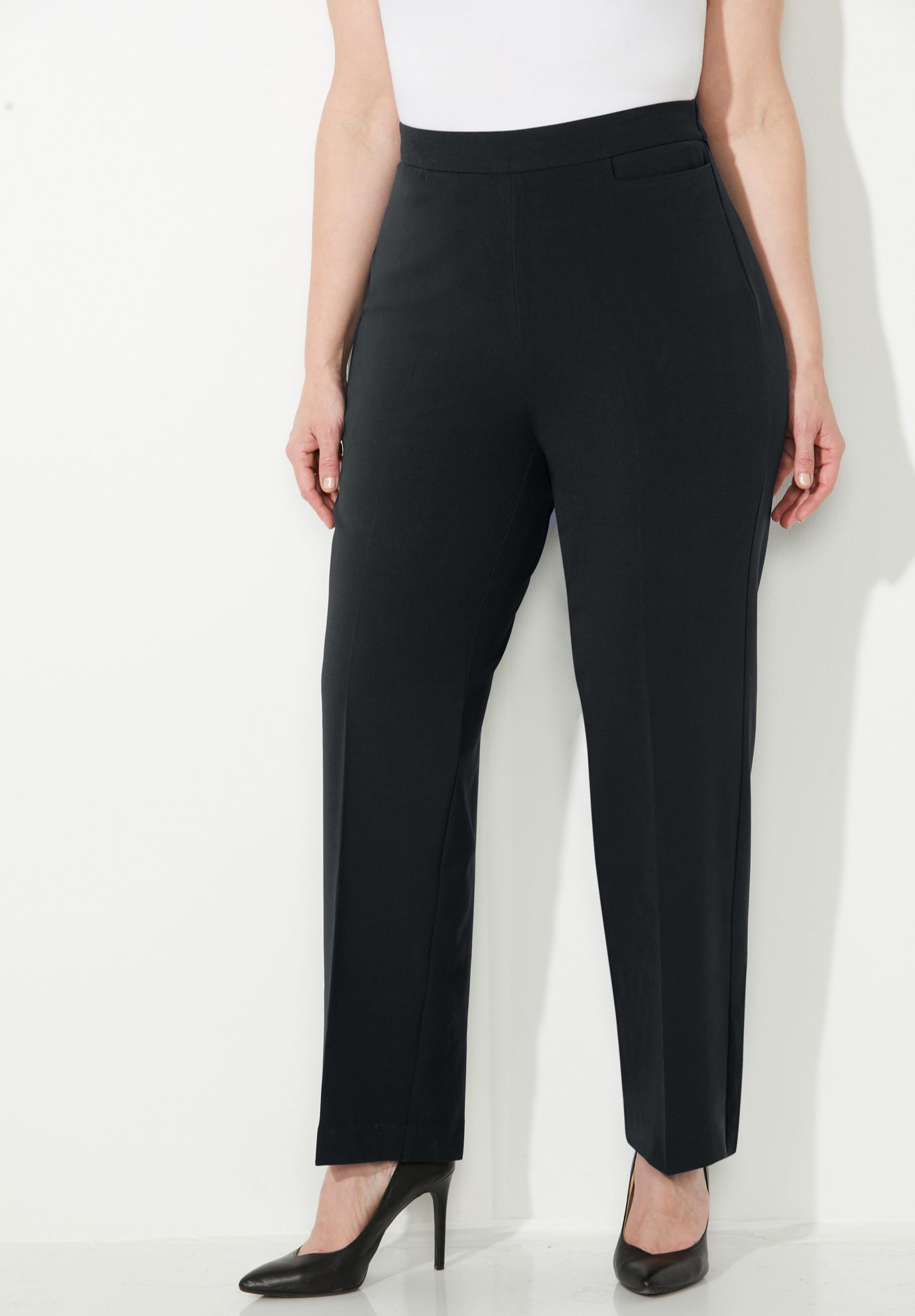 Refined Pull-On Curvy Pant image number 0