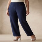 Stretch Knit Crepe Sailor Trouser image number 0