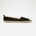 Faux Suede Slip-On Espadrille Flats image number null