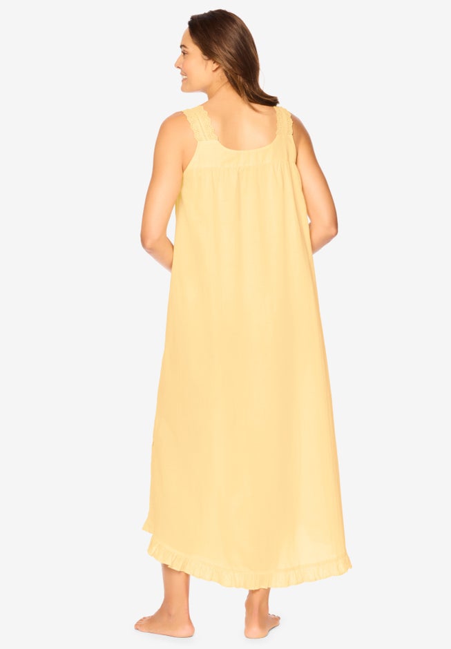 Short Embroidered Nightgown image number null