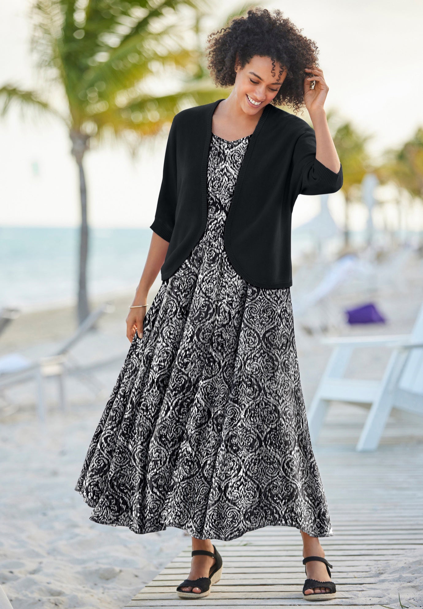 Sleeveless Crinkle Dress image number 0