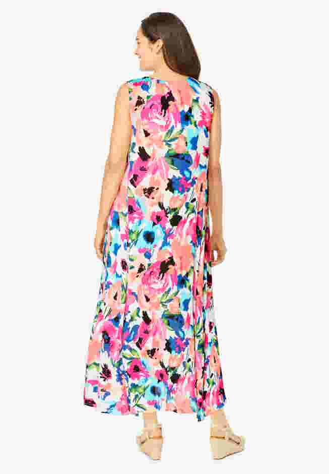 Sleeveless Crinkle Dress image number 1
