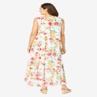 Sleeveless Crinkle Dress image number null