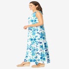 Sleeveless Crinkle Dress image number null