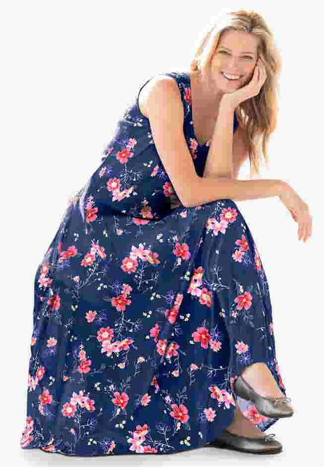 Sleeveless Crinkle Dress image number 0