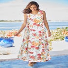 Sleeveless Crinkle Dress image number null