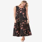 Sleeveless Crinkle Dress image number null