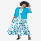 Sleeveless Crinkle Dress image number null