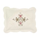Ava Embroidered Cotton Sham image number null