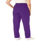 Seersucker Pull-on Elastic-Waist Pants image number null