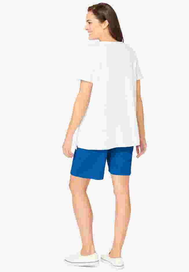 2-Piece Knit Tee and Short Set image number 1