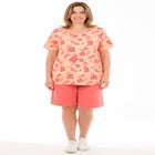 2-Piece Knit Tee and Short Set image number null