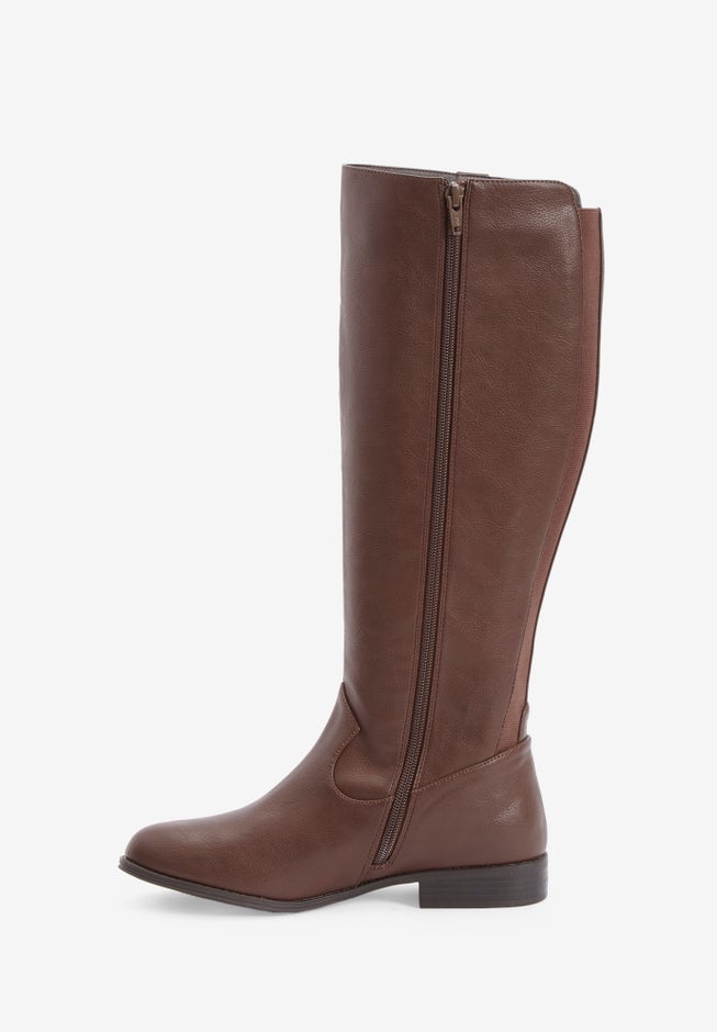 The Azalia Tall Wide Calf Boot By Comfortview image number 3