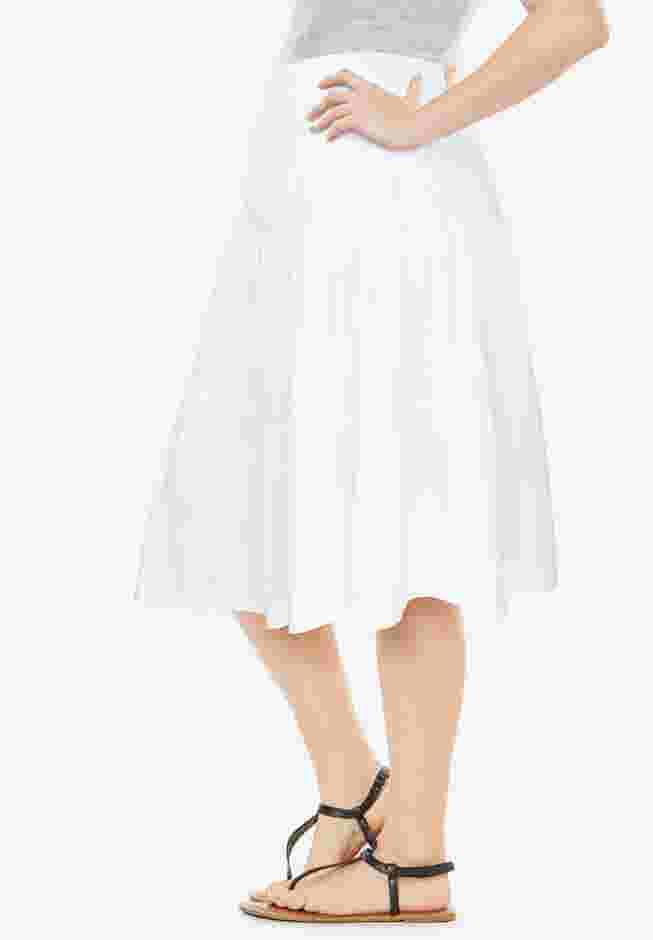 Elastic-Waist Knit Tiered Skirt image number 2