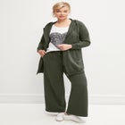 Wide Leg French Terry Sweatpant image number null