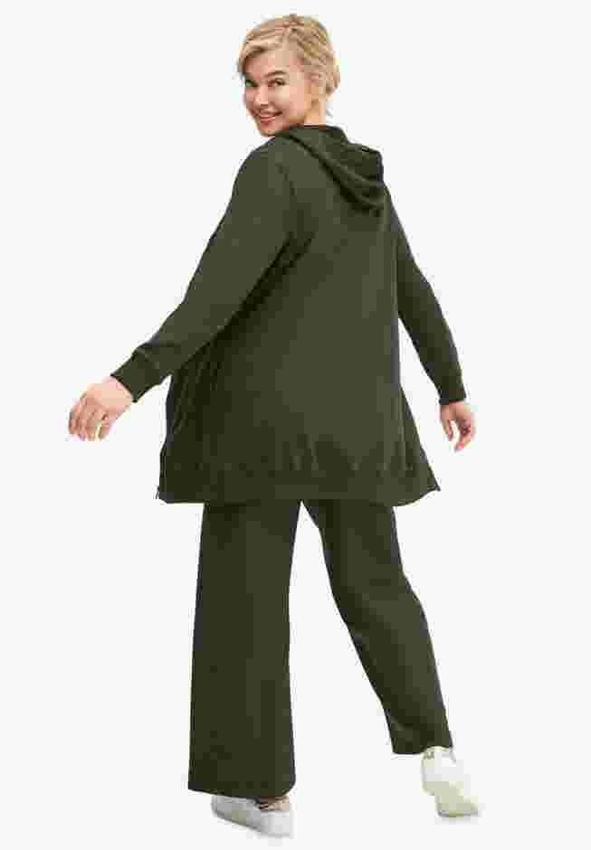 Wide Leg French Terry Sweatpant image number 1