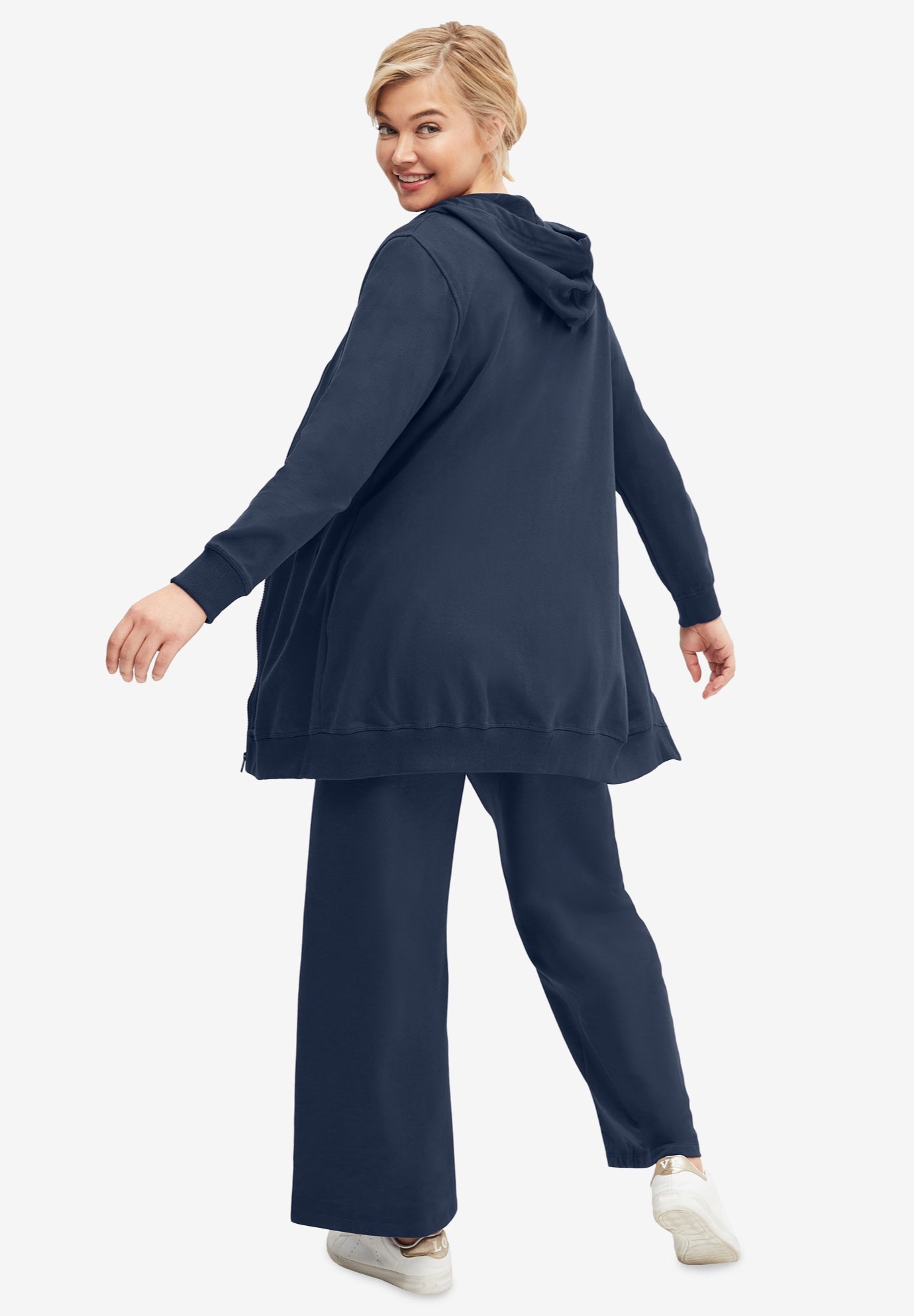 Wide Leg French Terry Sweatpant image number 1