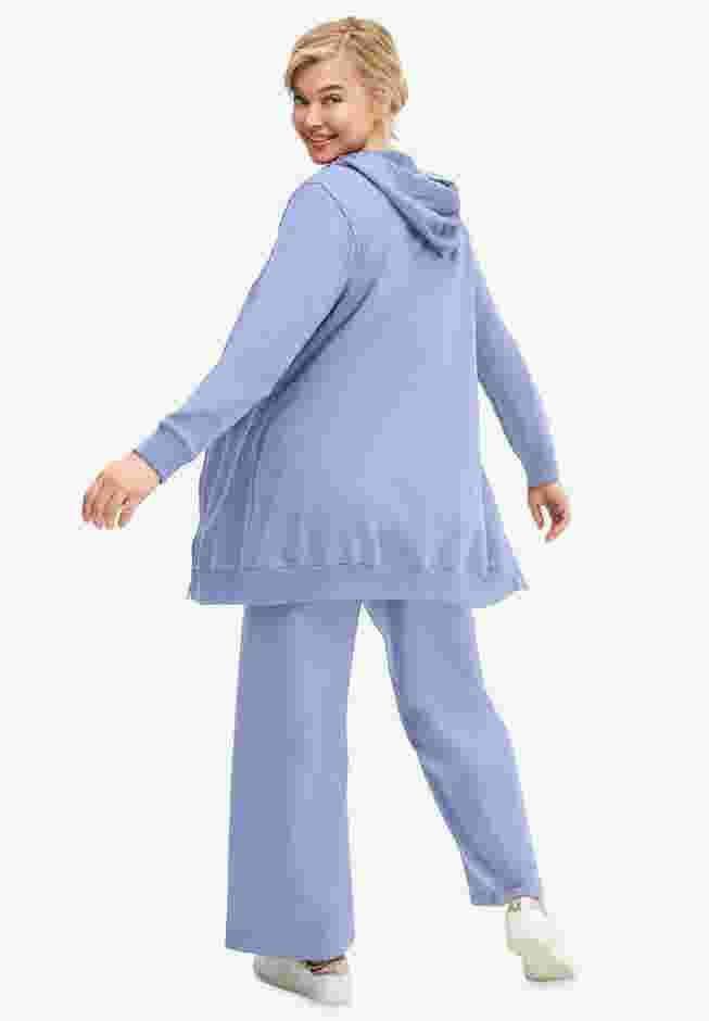 Wide Leg French Terry Sweatpant image number 1