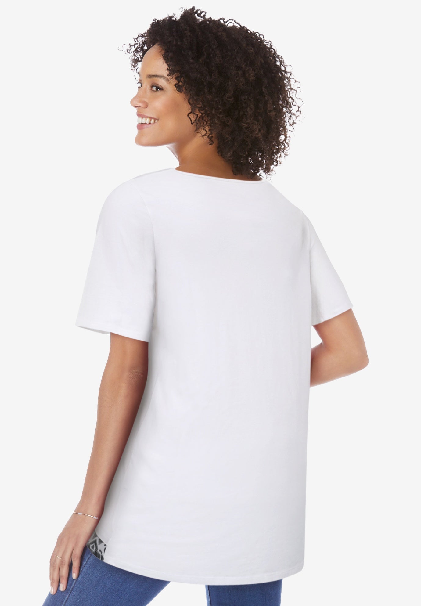 Layered-Look Print Tunic image number 1