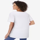 Layered-Look Print Tunic image number null