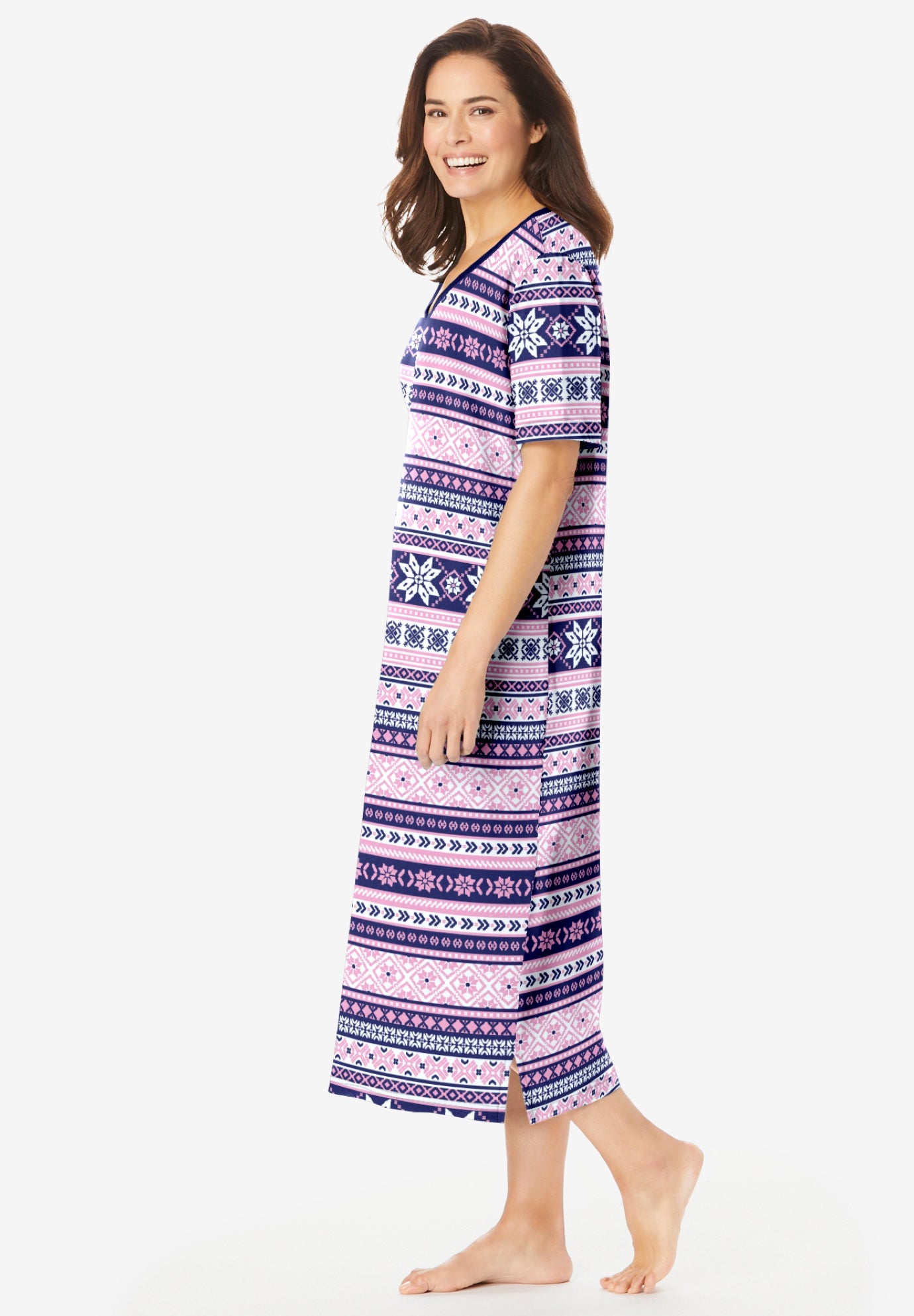 Long Print Sleepshirt image number 2