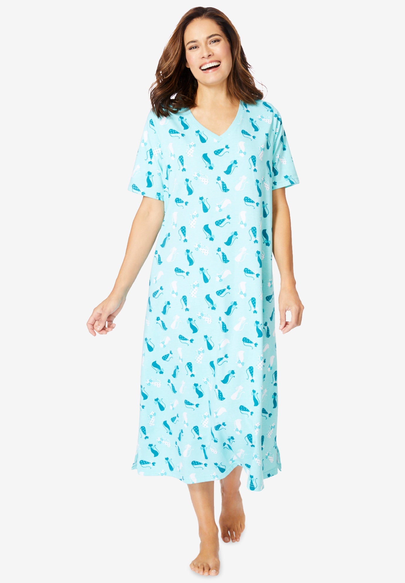 Long Print Sleepshirt image number 0