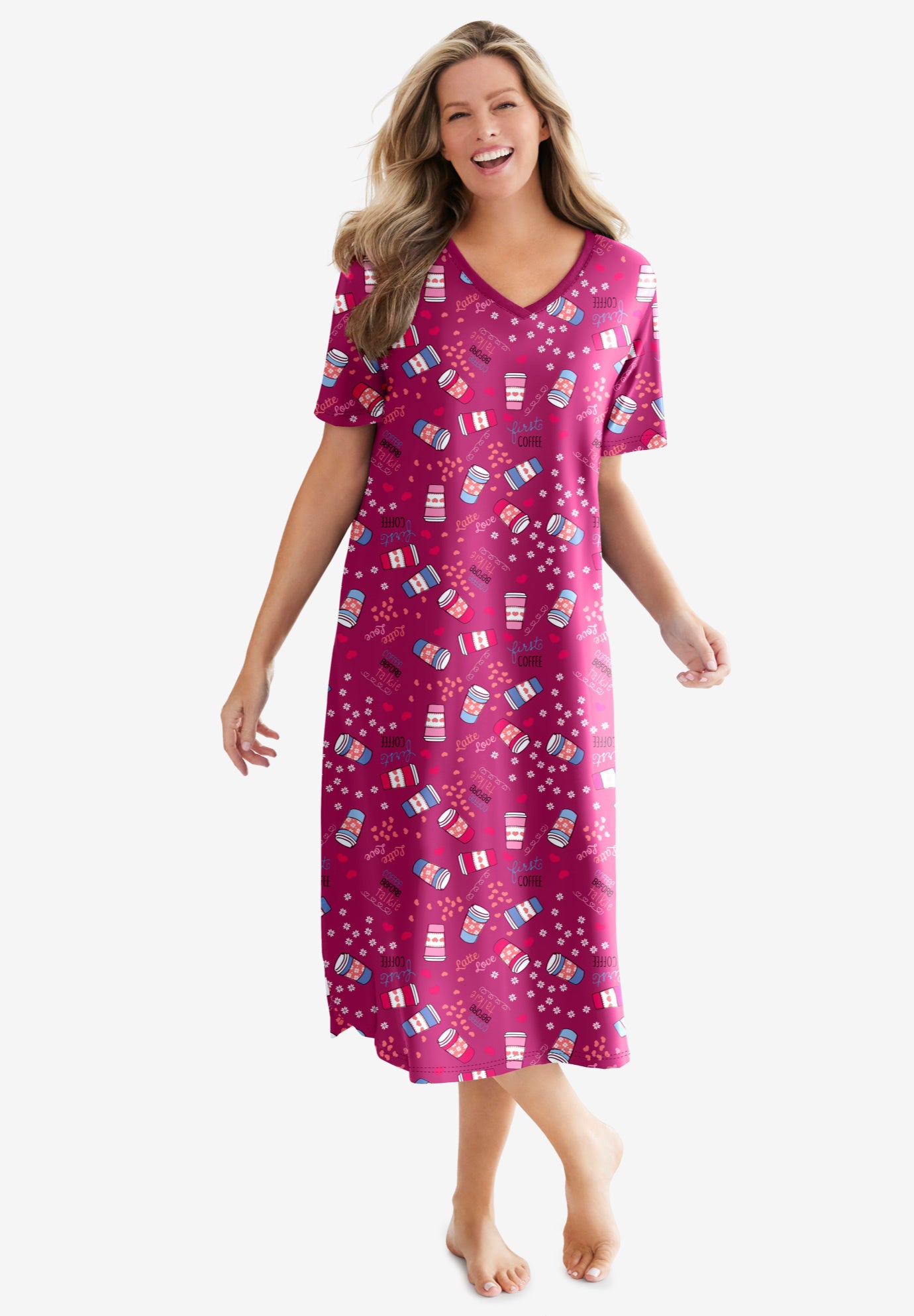 Long Print Sleepshirt image number 0