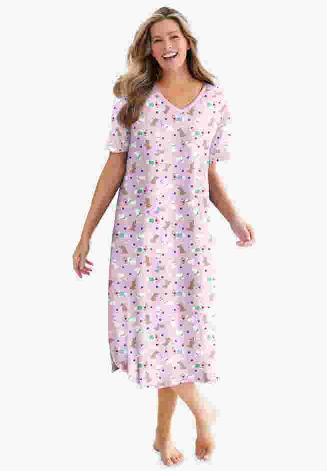 Long Print Sleepshirt image number 0