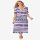 Long Print Sleepshirt image number null