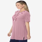7-Day Embroidered Pointelle Tunic image number null