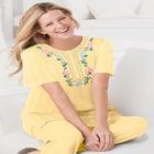 7-Day Embroidered Pointelle Tunic image number null