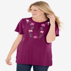 7-Day Embroidered Pointelle Tunic image number null