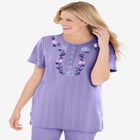 7-Day Embroidered Pointelle Tunic image number null