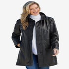 Leather Swing Coat image number null