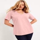 Short-Sleeve V-Neck One + Only Tee image number null