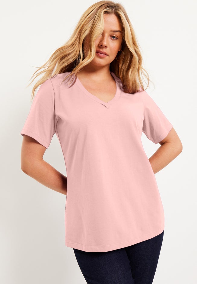 Short-Sleeve V-Neck One + Only Tee image number 3