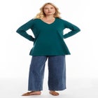 Long-Sleeve V-Neck One + Only Tunic image number 0