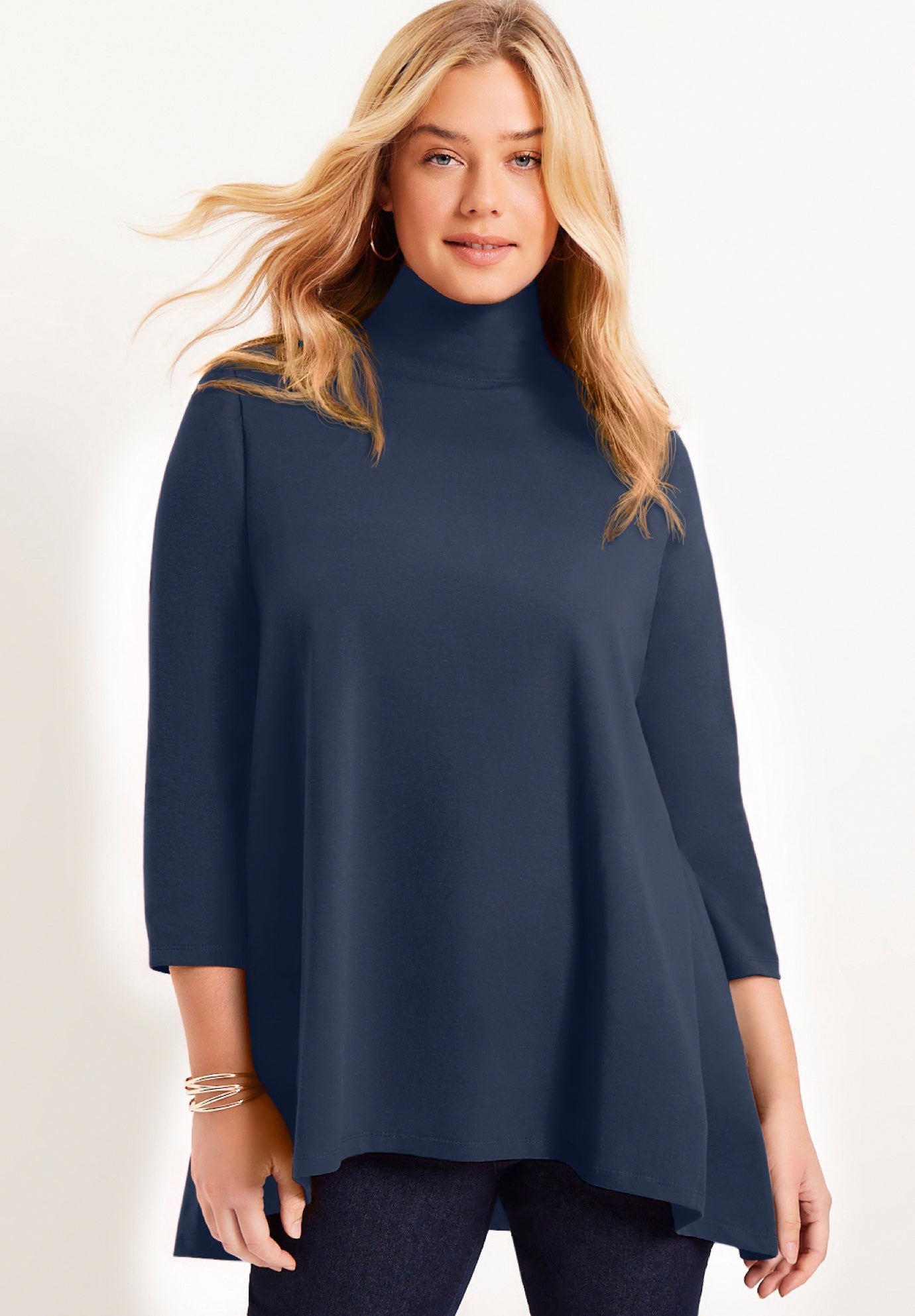 One+Only Mock-Neck Tunic image number 0
