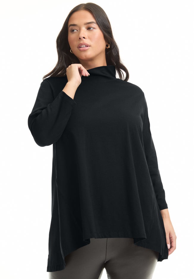 One+Only Mock-Neck Tunic image number 0