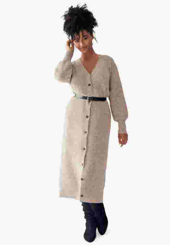 Button Front Duster Cardigan image number 3