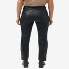 5-Pocket Faux Leather Pants image number null