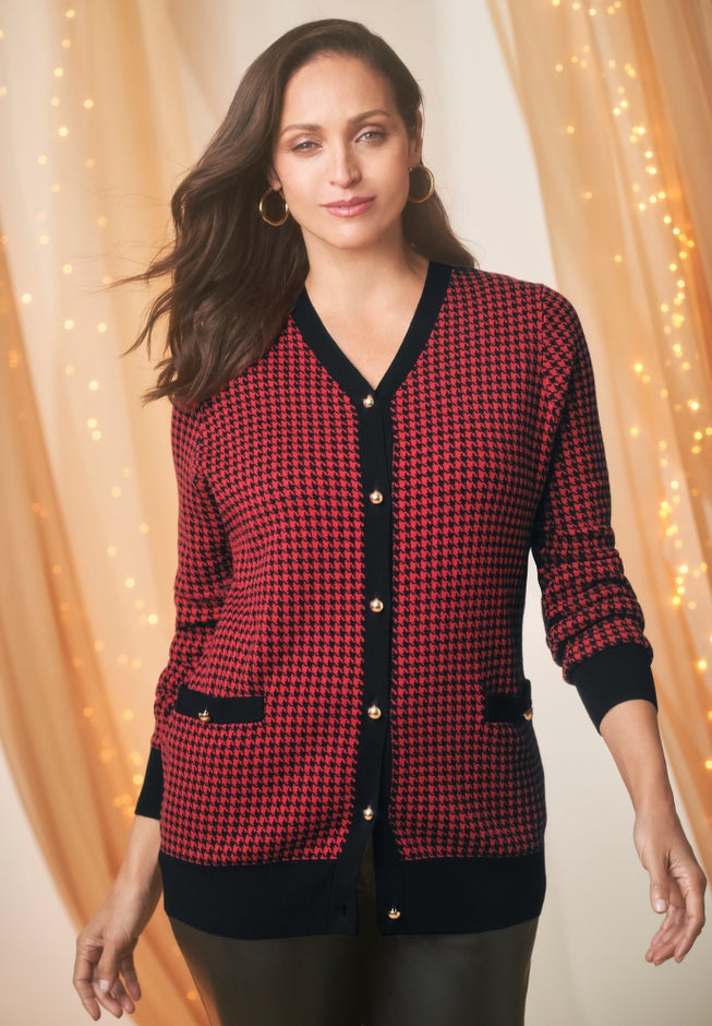 V-Neck Cardigan Sweater image number 0