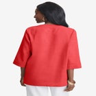 Linen V-Neck Embroidered Tunic image number null