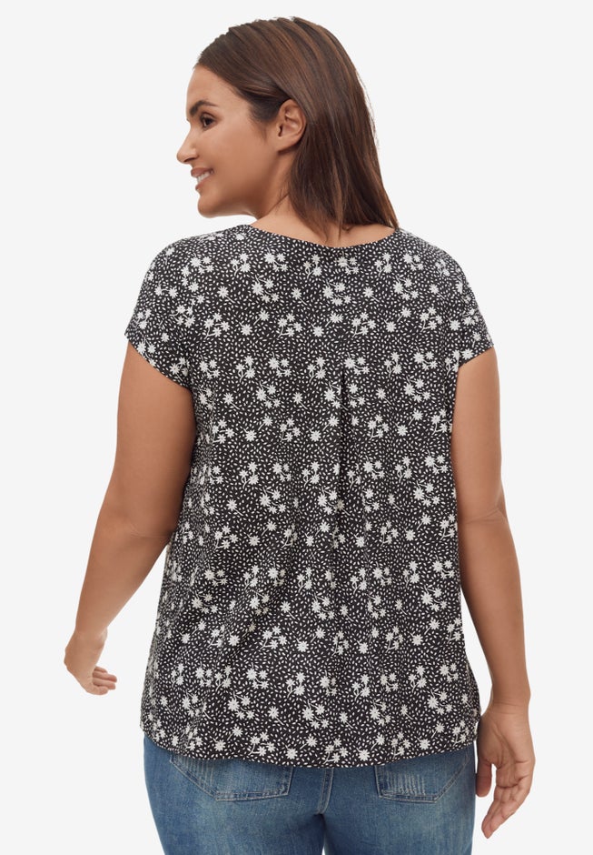 Trapeze Knit Tee image number 1