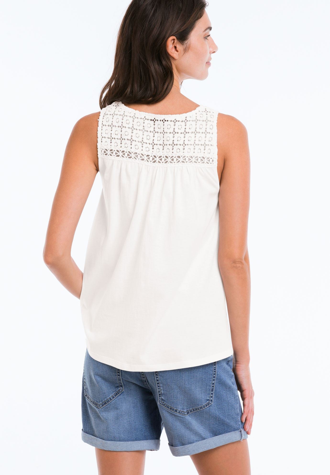 Crochet Lace Tank image number 1
